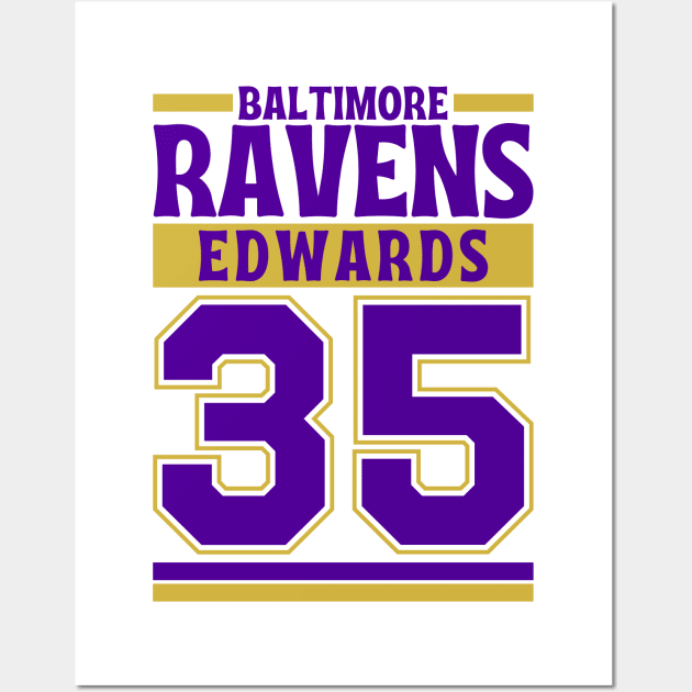 Baltimore Ravens Edwards 35 Edition 3 Wall Art by Astronaut.co